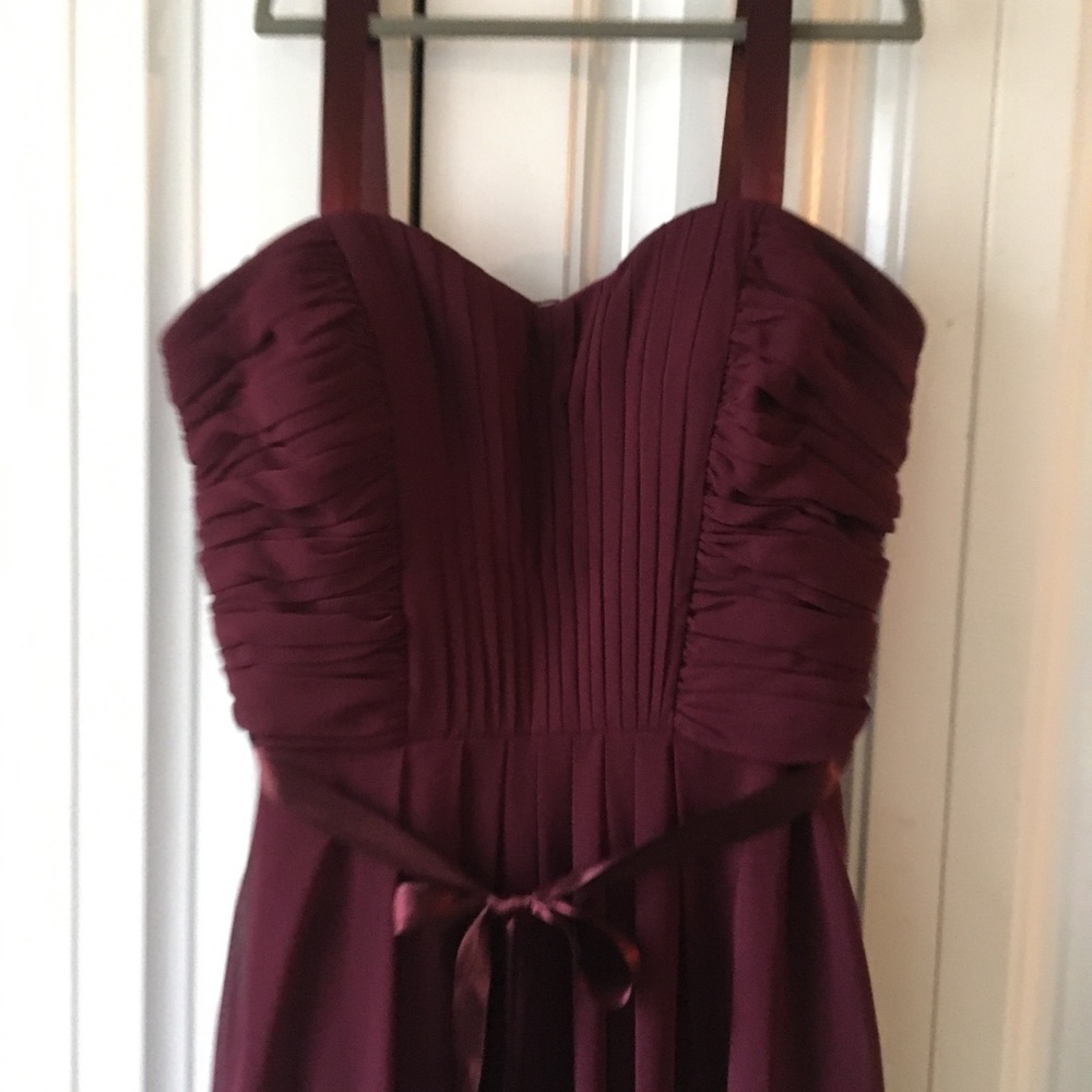 Bill Levkoff Dress in Wine